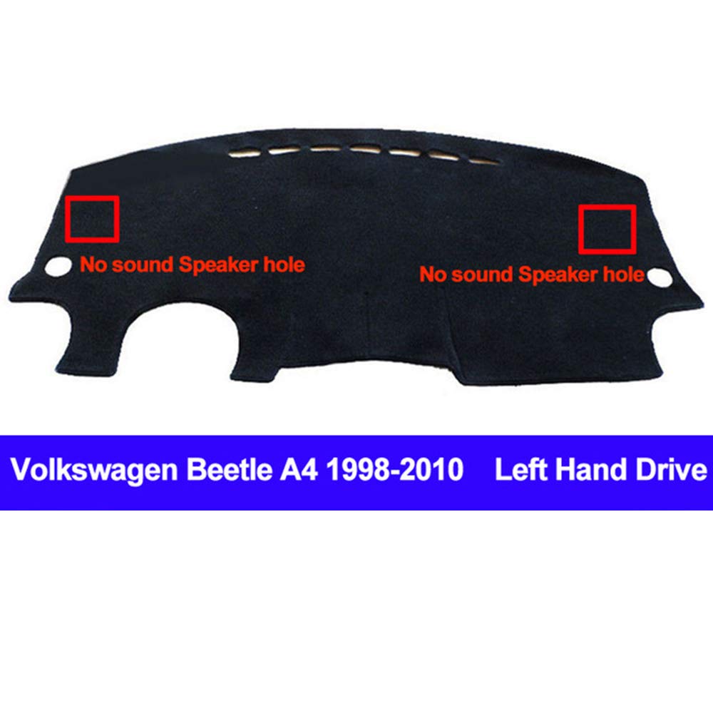 AUCD Car Dashboard Cover Dash Mat for Volkswagen VW Beetle A4 1998-2005 2006 2007 2008 2009 2010 Non-Slip Sun Shade Pad Carpet