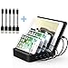 Kisreal USB Charging Station 5-Port Desktop Charging Stand Organizer for iPhone, iPad, Tablets and Other USB-Charged Devices