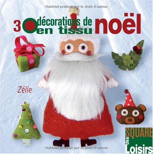 30 décorations de Noël en tissu