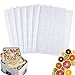TABIGER Pack of 6 Reusable Non Stick Silicone Dehydrator Mesh Sheets 14