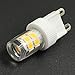 TORCHSTAR 3-Pack G9 LED Bulb, 110V 2.5W, 30W Equivalent 2700K Warm White LED G9 Light Bulb, 260lm G9 Bulb for Ceiling Fans, Desk Lamps, Chandeliers, Sconces, Indoor Decorative Lighting