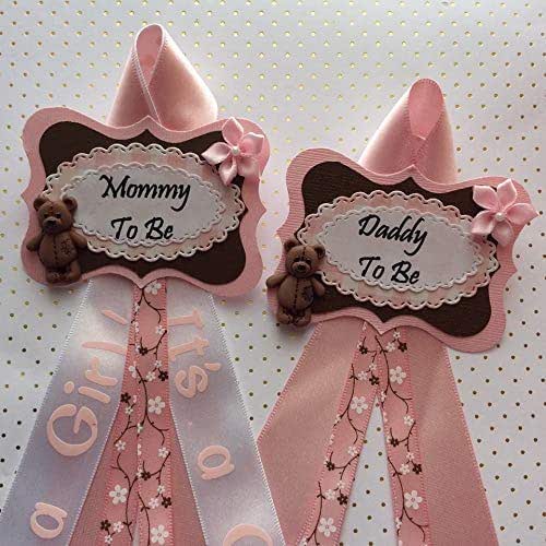 teddy bear girl baby shower