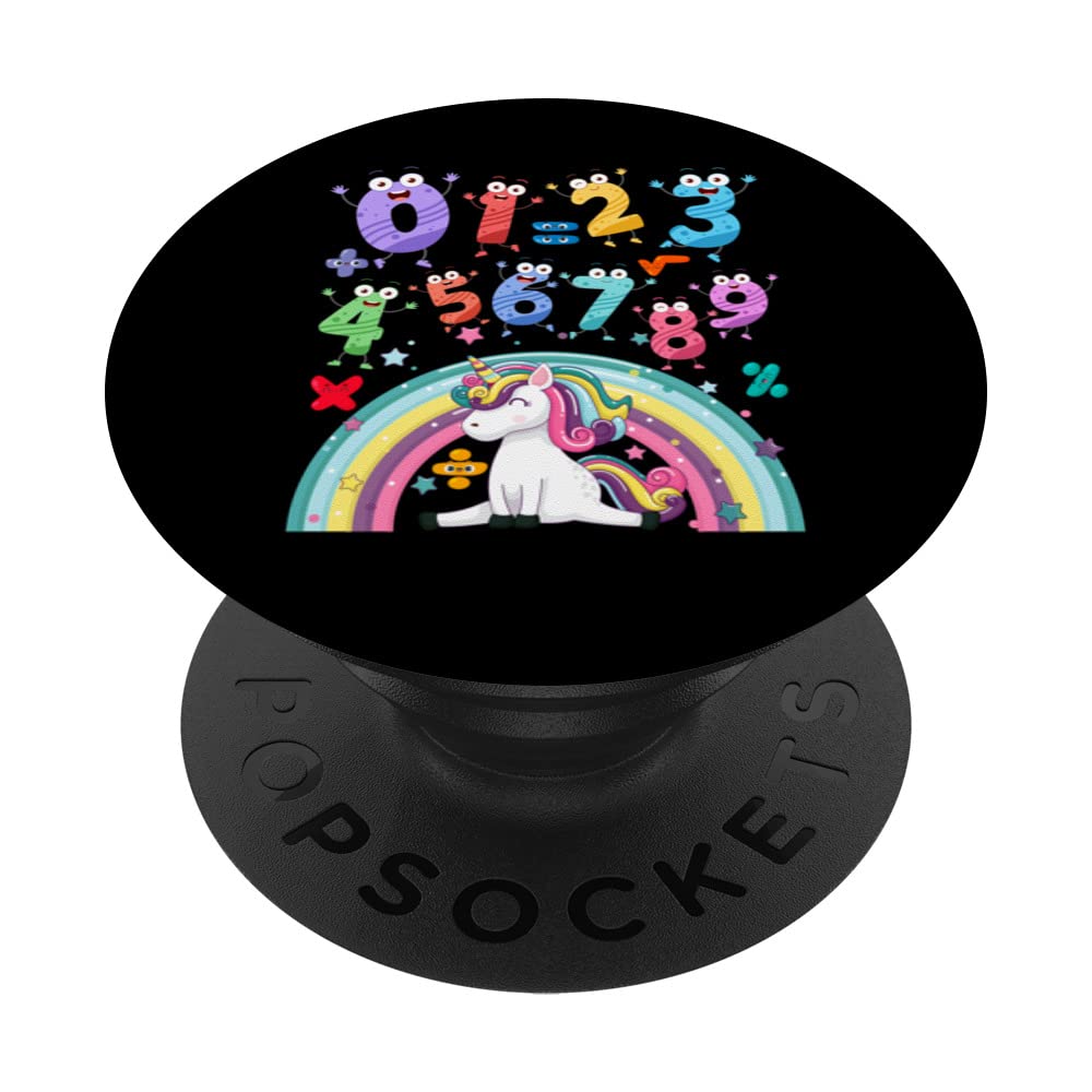 Maths Day Costume Idea For Kids & Maths Fancy Dress Unicorn PopSockets Swappable PopGrip