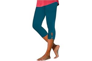 Women Capris Yoga Pants Hollow Out Comfy Stretchy Seamless High Waist Leggings Summer Workout Compression Capri Pant