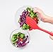 Salad Cutter Bowl Cuts Fruit or Vegetables in 60 Seconds - Dual Use Chopper(Green)