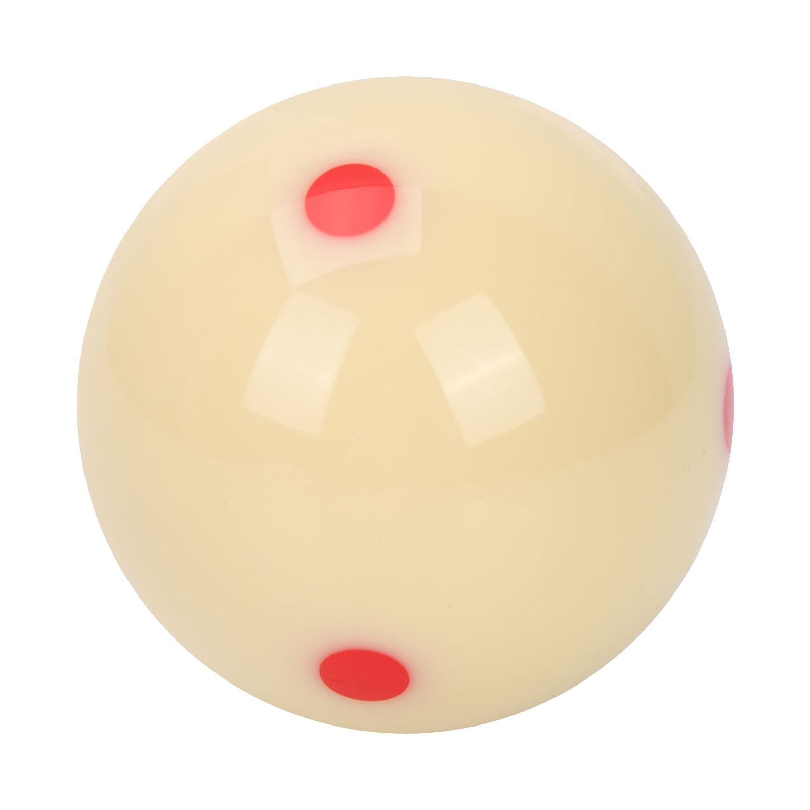5.72cm Resin Billiard, Ball Red Dot Spot Practice Pool Uk Pool White Training Spotted Cue Ball Balls for Adults Kids