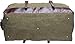 IBLUE Vinatge Canvas Leather Weekend Travel Carry-On Luggage Sports Duffel Bag B003 (XL 21'', Army Green)