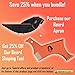 TAME'S PREMIUM MULTIPURPOSE BEARD APRON - Versatile Beard Catcher - Quality Nylon Beard Cape - The Perfect Hair Trimming Accessory For Easy Clean Up - Black Shaving Bib - New For 2019