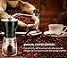 SimpleTaste Hand-Crank Coffee Grinder with Ceramic Burr - Manual coffee Mill with Adjustable Coarseness Screw