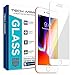Tech Armor Edge to Edge Glass Screen Protector (.2mm) for Apple iPhone 8 Plus/iPhone 7 Plus/iPhone 6 Plus/iPhone 6S Plus (5.5-inch) (White) [1-Pack]