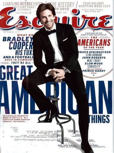 Esquire Magazine (December, 2012) Bradley Cooper Cover