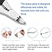 Nail Clippers, Toeeson Professional Toenail Fingernail Clipper Sets, Stainless Toenail Clippers for Women and Men with Black Leather Case