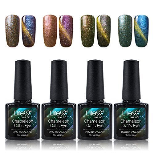 Elite99 Holographic Cat Eye Gel Nail Polish Set