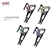 Arltb Aluminum Alloy Bike Water Bottle Holder Cage 4 Colors Ultralight 40g Bicycle Cycling Kettle Holder Cage Bracket Accessories for Mountain Bike - 2 Mounting Screws Included