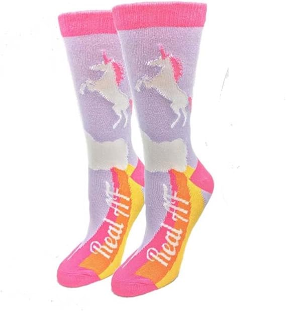 purple unicorn socks