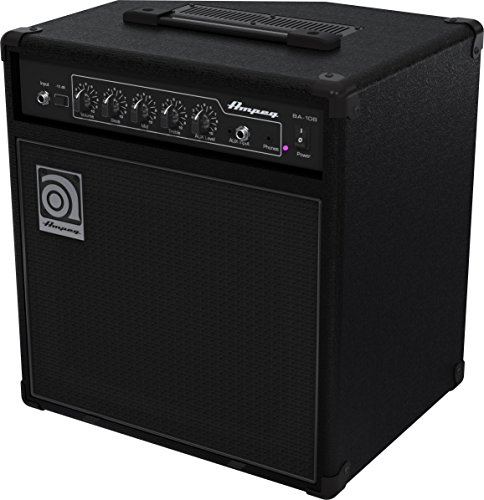 Ampeg Bass Combo Amplifier, Black, 20-watts (BA-108v2)