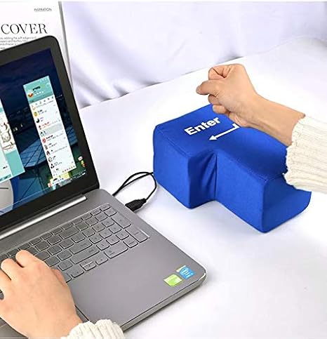 Amazon Co Jp Linsung Big Enter 巨大 エンターキー Enter パソコン Pc Big Usb おもしろグッズ クッション 景品 贈り物 でかい枕 ストレス発散 いいプレゼント Diy 工具 ガーデン