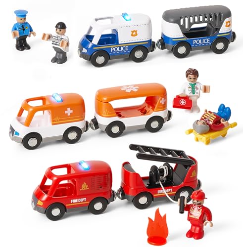 Rescue Train Car Set