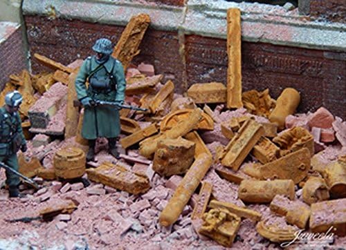 70g Miniature Rusty Scrap Industrial Metal for WW2 Diorama by Juweela 1:32/1:35 Scale 23314