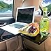Ma Way Car Laptop Desk, Multi-Functional Tablet Holder Portable Lap Mount Notebook Table Car Seat Travel Tray Steering Wheel Desk