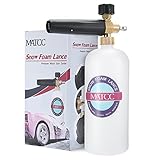 MATCC Adjustable Foam Wash Gun 1L Bottle Car Wash Gun Snow Foam Lance With 1/4" Quick Connector