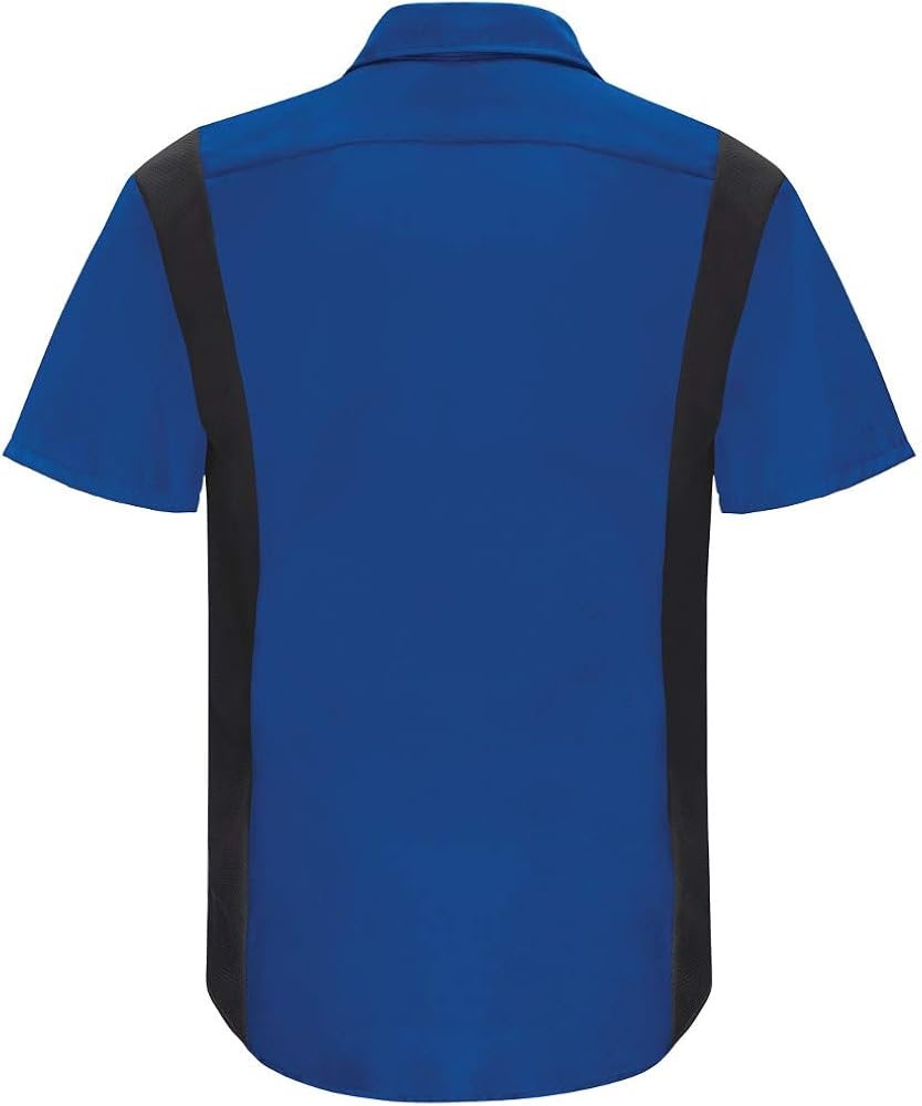 Red Kap Men's Performance Plus Shop Shirt with Oilblok Technology: Clothing