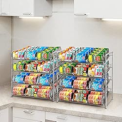 Simple Trending Can Rack Organizer, Stackable Can