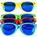 Sumind 4 Pieces Jumbo Sunglasses Plastic Glasses for Funny Christmas Party, Party Favors