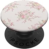 Vintage Pink Rose Pattern Classic Floral Bouquet PopSockets Adhesive PopGrip