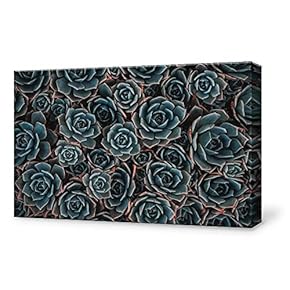 Canvas Wall Art House Plant Canvas Painting Wall Poster Decor for Living Room Framed Home Decorations - 12x18 inches