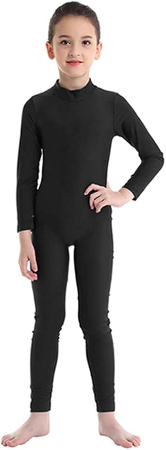 Amazon.com: inhzoy Kids Girls Lycra Spandex Turtleneck ...