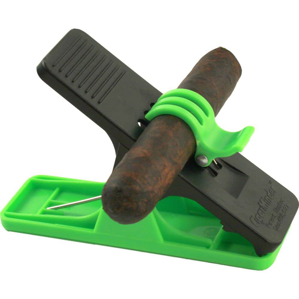 Cigar Minder The Big Easy Tobacco Accessories 9052GR Cigar Clip, Green