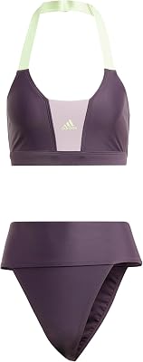 Femme Sportswear Colorblock Bikini, Aurora Black/Preloved Fig, S