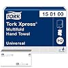 Tork Xpress multifold papieren handdoeken 150100 – H2 universele vouwhanddoeken – meervoudig gevouwen, 1-laags, wit – 21…