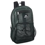 Trailmaker Sheer Mesh Backpack Deluxe with Bungee Cord & Adjustable Padded Back Straps