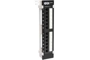Tripp Lite N250-012 Cat6 Wall Mount Feedthrough Patch Panel -12 Port