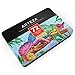ARTEZA Fineliners Fine Point Pens, Set of 72 Fine Tip Markers with 0.4mm Tips & Sure Grip Ergonomic Barrels, Brilliant Assorted Colors for Coloring, Drawing & Detailing + Sturdy Metal Storage Case