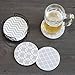 Kartis Iron Metal Drink Coasters Holder | 4.15 Inch Black Holder for Drinks Coaster | Hold Up to 6 Piece Round Coasters Made of Ceramic, Marble, Steel, Cork, Felt, Slat, Silicone, Leather, Wood