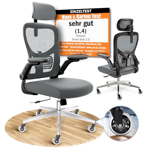 CLOUVOU SmartSeat Bürostuhl Ergonomisch [TESTSIEGER]