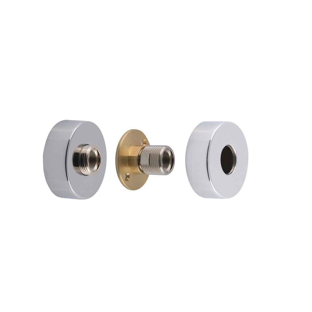 Deva SPE11 Front Wall Fixing for Bar Shower Valve with Chrome Finish, Medium