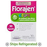 Florajen Kids Refrigerated Probiotics | Supports Gut and Immune Health | 6 Billion CFUs | for Antibiotic Side Effects | 30 Capsules