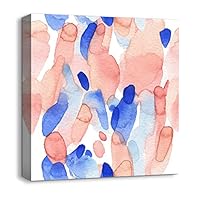 Canvas Wall Art Abstract Color Canvas Prints Home Artwork Decoration for Living Room,Bedroom - 12x12 inches
