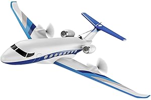 SPYMINNPOO RC Glider, 2.4GHz EPP Foam Remote Control Airplane with Gyroscope for Beginners Adults