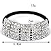 Designer Fashion Elastic Rhinestone Hairtie Ponytail Holder Headband Jewelry Accessories for Women Girls Hair Band by Hair Accessories