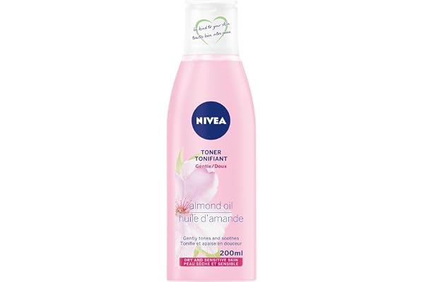 NIVEA Gentle Facial Toner, Dry & Sensitive Skin, Moisturizing, 200mL