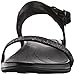 FitFlop Women's Banda Micro-Crystal Dress Sandal, All Black, 8 M US