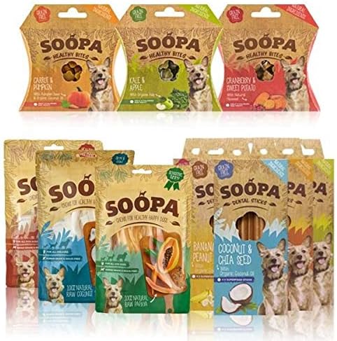 Soopa Kale and Apple Dental Sticks Dog Treat, 100 g, Transparent, 100 g (Pack of 1) - Image 4