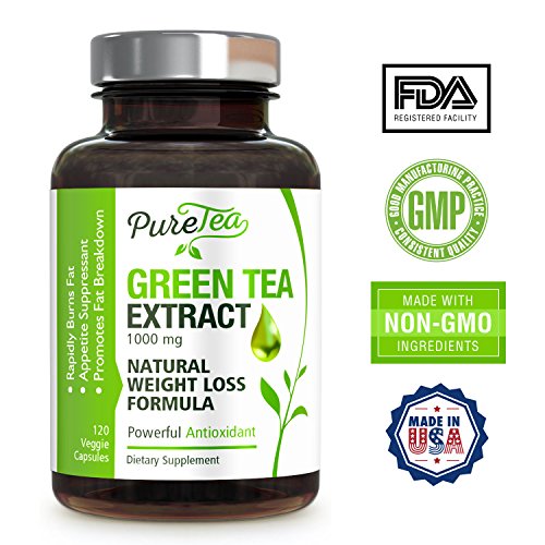 Green Tea Extract Supplement with EGCG for Weight Loss Boost