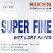 Pack of 6 Sheets Premium Quality Japan High Precision SILKY Sanding Polishing Wet/Dry Waterproof Abrasive Sand Paper Grit 3000 4000 5000 Metals, Woods, Plastics, Ceramic etc.