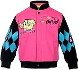J.H. Design Girl's Spongebob Squarepants Jacket a Girl's Toddler & Youth Jacket